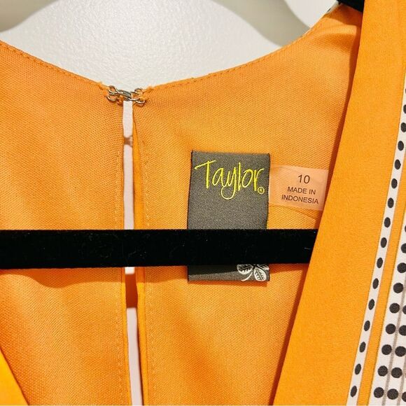 Taylor Women’s Mango Ivory Midi Dress Size 10 Ruffle Tiered NWT with Pockets - Picture 6 of 15